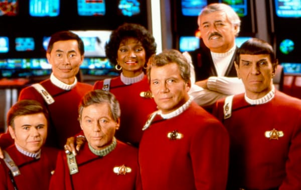 These are the movie voyages of the starship Enterprise
